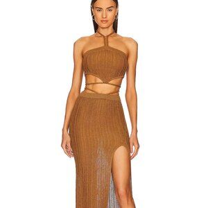 NWOT Michael Costello x Revolve Sylvan Knit Top & Sylvan Maxi Skirt Set (Sz S)